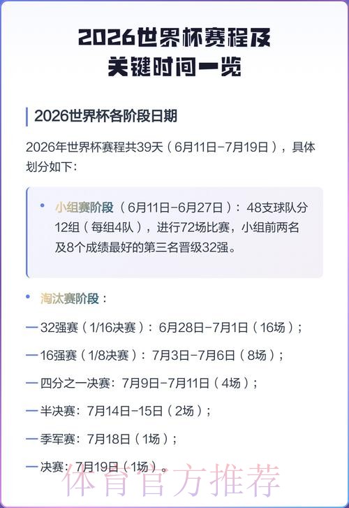 2026世界杯赛程实时更新最新时间表免费观看 2026世界杯赛程实时更新最新时间表免费观看